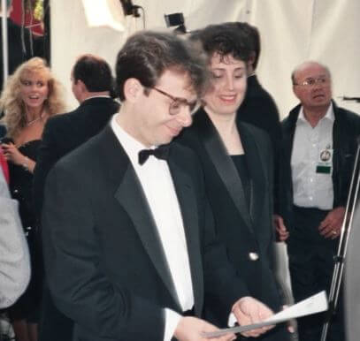 Ann Belsky with her husband Rick Moranis.